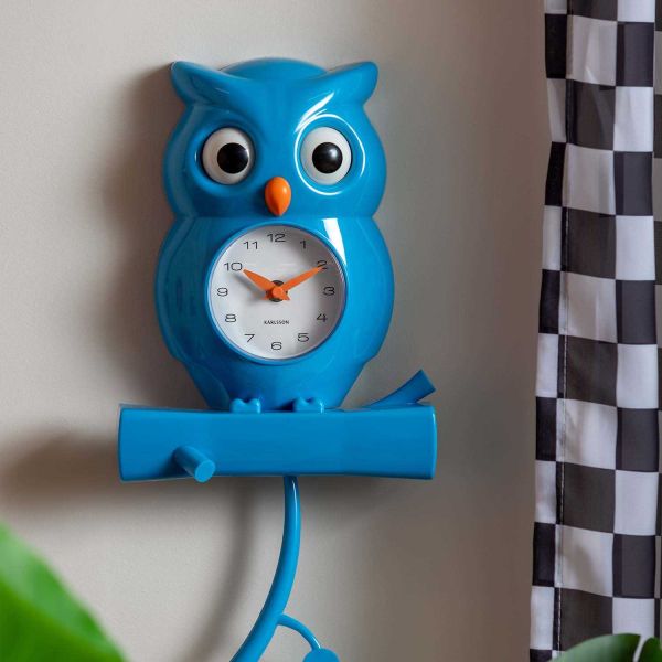 Horloge murale Owl Pendulum - KARLSSON