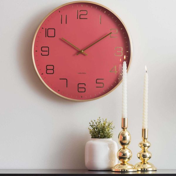 Horloge murale ronde Elegance Glow - KARLSSON