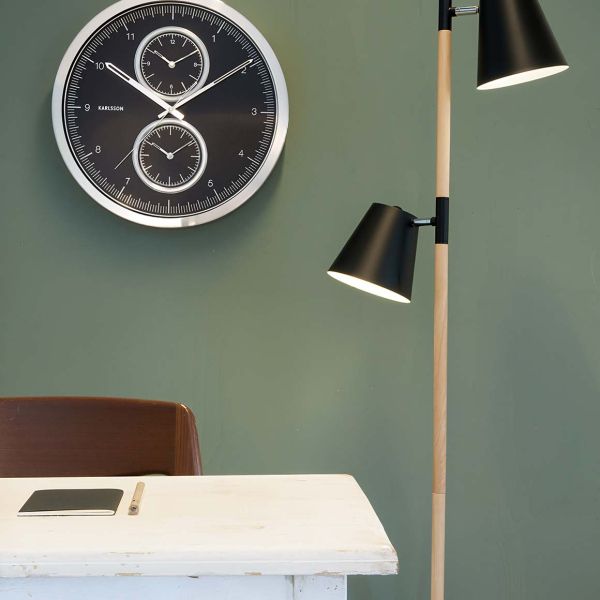 Horloge ronde Multiple time 50 cm - KARLSSON