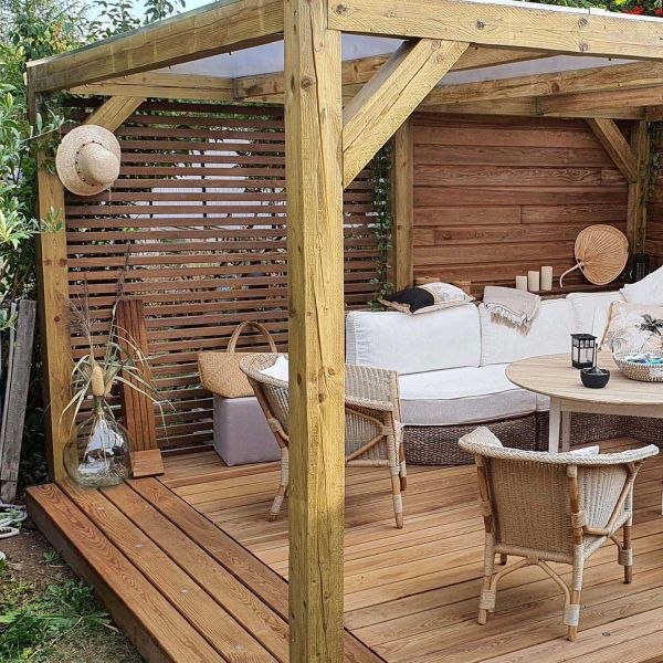 Lame de terrasse lisse en pin sylvestre Premium - 7