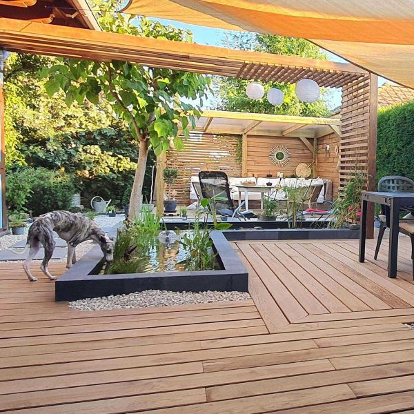 Lame de terrasse lisse en pin sylvestre Premium 250 x 12 cm (Lot de 50) - GUEULES DES BOIS