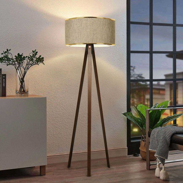 Lampadaire en bois Floor - HANAH HOME