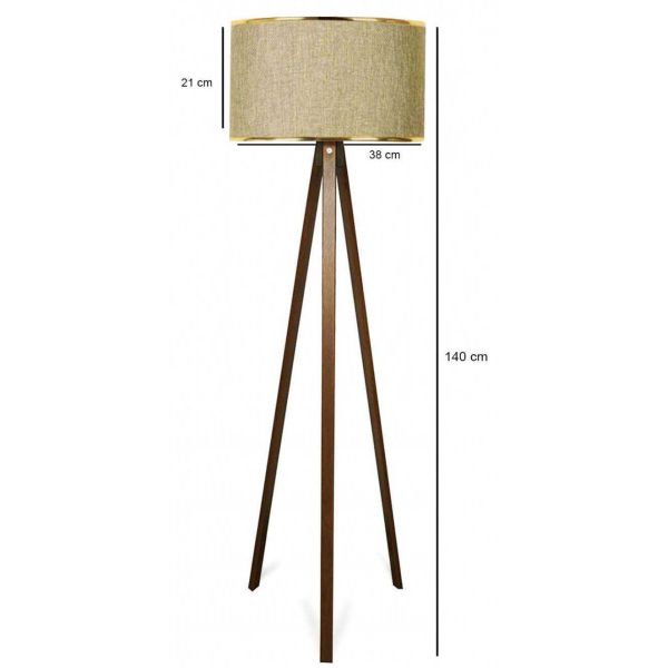 Lampadaire en bois Floor - ASI-0218