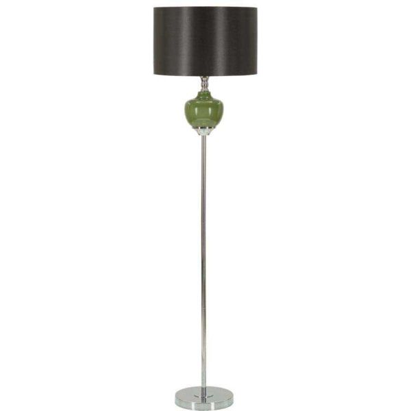 Lampadaire en verre et métal Eva 40 x 160 cm