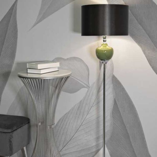 Lampadaire en verre et métal Eva 40 x 160 cm - MAURO FERRETTI