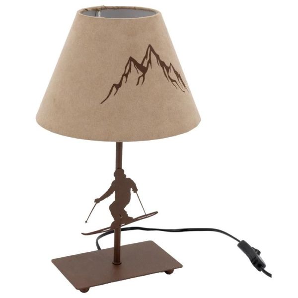 Lampe à poser métal découpé Chatel