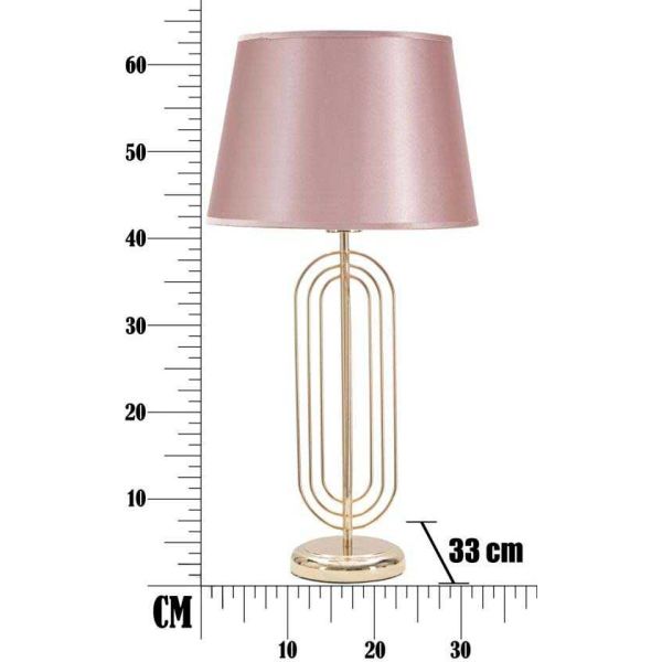 Lampe à poser en métal Krista 33 x 64 cm - MAU-0217