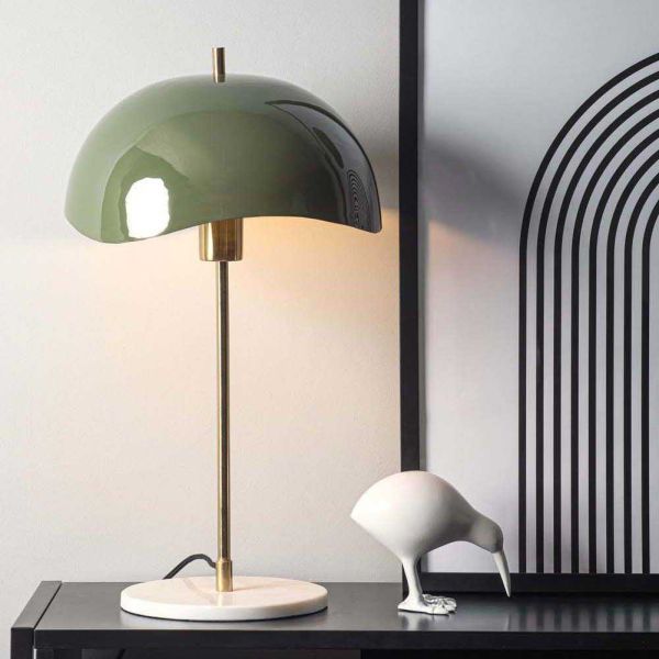 Lampe à poser en métal Waved dome - LEITMOTIV