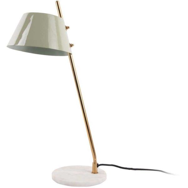 Lampe à poser en métal et marbre Savvy