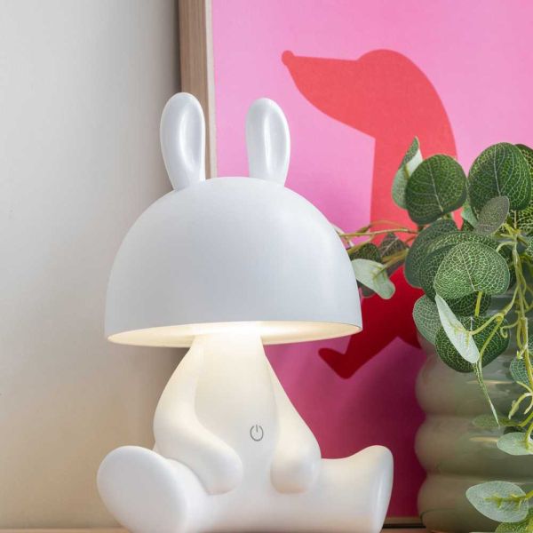 Lampe à poser en plastique LED Bunny - LEITMOTIV