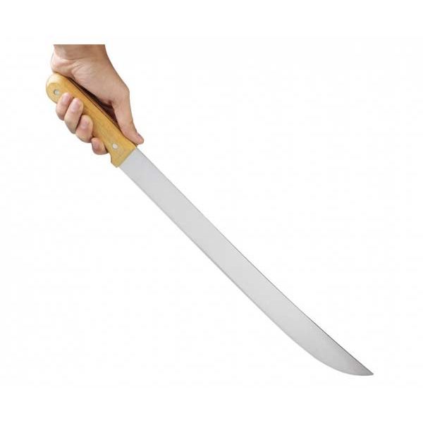 Machette en acier carbone et bois - 17,90