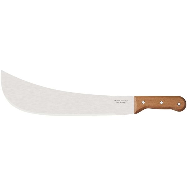 Machette en acier carbone et bois