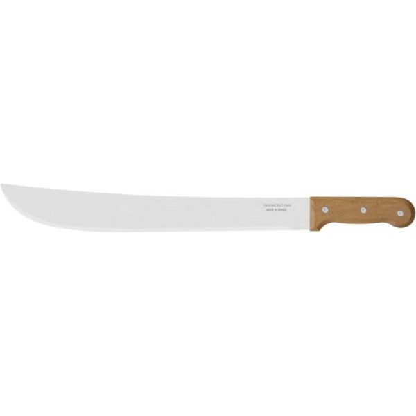 Machette en acier carbone et bois