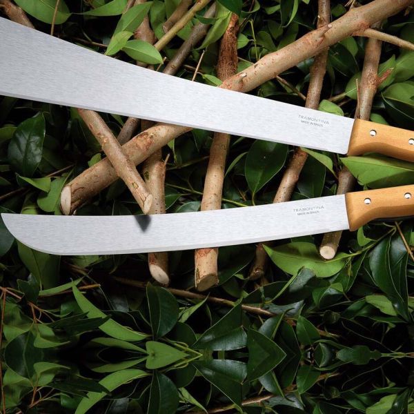 Machette en acier carbone et bois - Tramontina