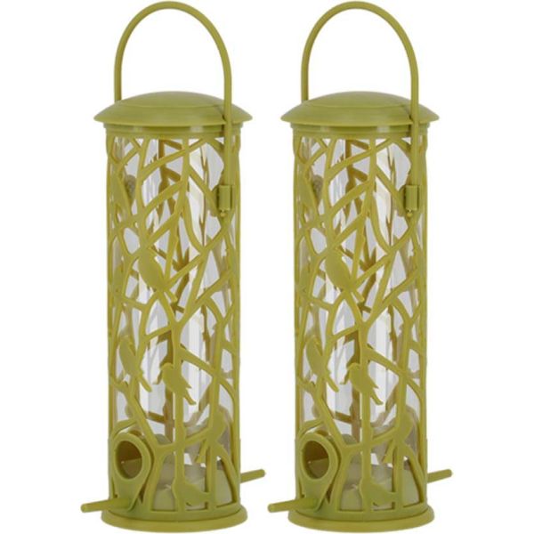 Mangeoire silo pour oiseaux Chiffchaff (Lot de 2)