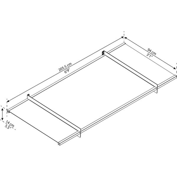 Marquise de porte en aluminium gris et polycarbonate transparent Nancy - PAA-0267