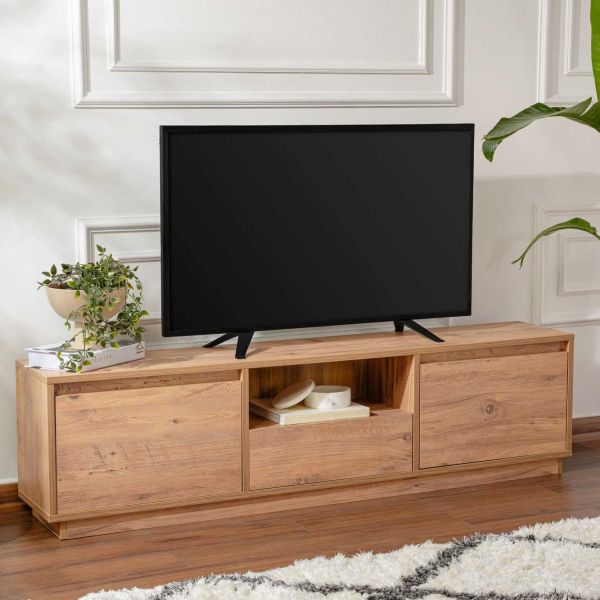 Meuble TV en aggloméré 168x43,5x12,5 cm Vanguard - HANAH HOME