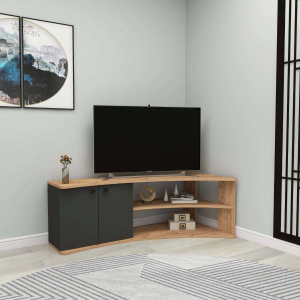 Meuble TV avec 2 portes Termera - HANAH HOME