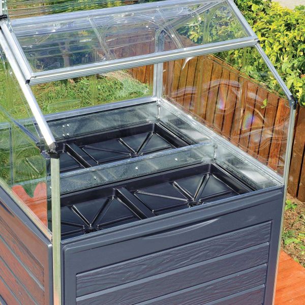 Mini-serre de jardin en aluminium et polycarbonate Plant-Inn - 5