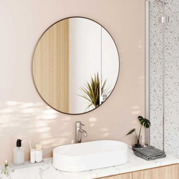 Miroir rond en métal 86 cm Hubba - 8