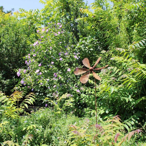 Moulin à vent en fer forgé rouillé - 28,90