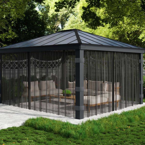 Moustiquaires pour tonnelle de jardin Dallas - Canopia by Palram