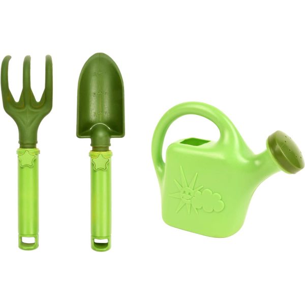 Kit petit jardinier accessoires pour enfant en plastique