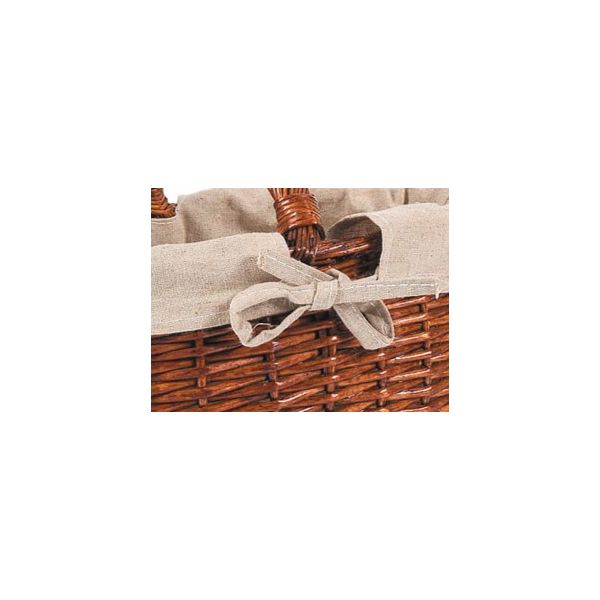 Panier enfant ovale en osier et jute - AUB-6624