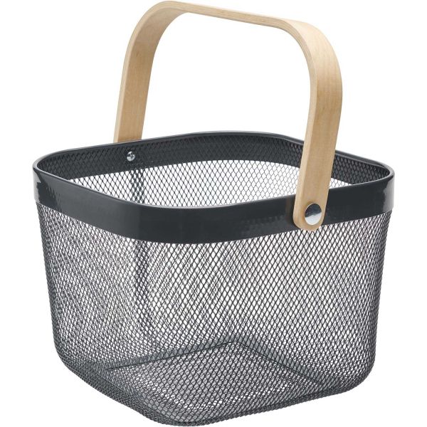 Panier en métal gris anthracite Grosser