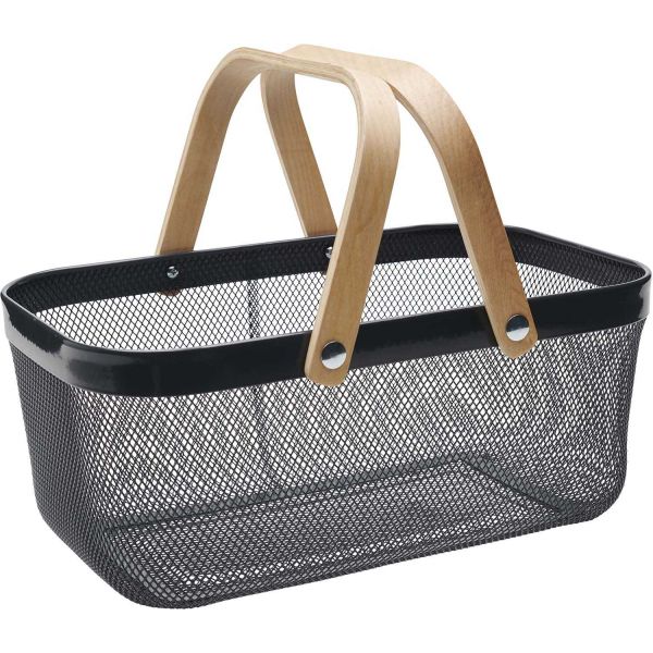 Panier en métal gris anthracite Grosser