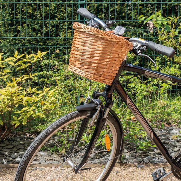 Panier à vélo en osier naturel - AUBRY GASPARD