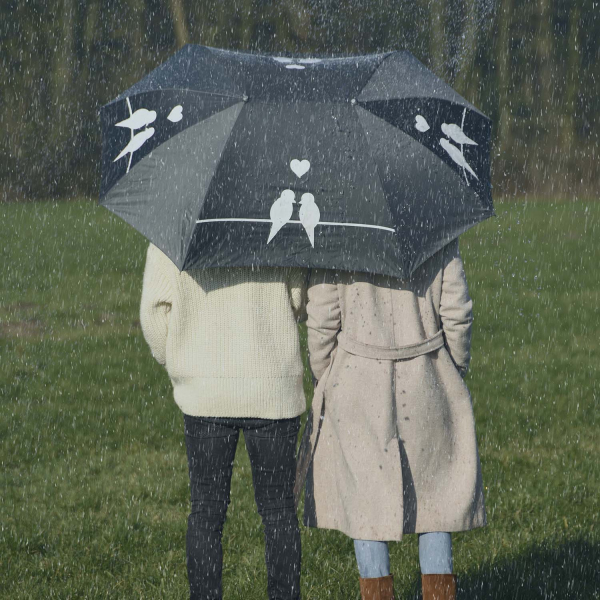 Parapluie double pour les amoureux - ESSCHERT DESIGN