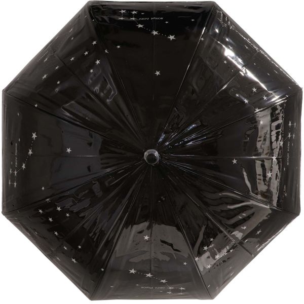 Parapluie transparent noir - ESS-1083