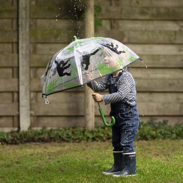 Parapluie transparent singe pour enfant - 5