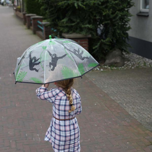 Parapluie transparent singe pour enfant - 6