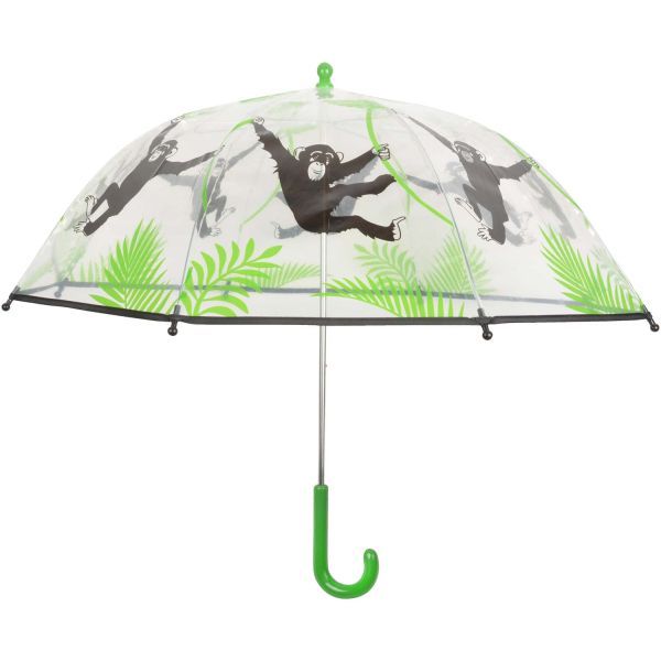 Parapluie transparent singe pour enfant