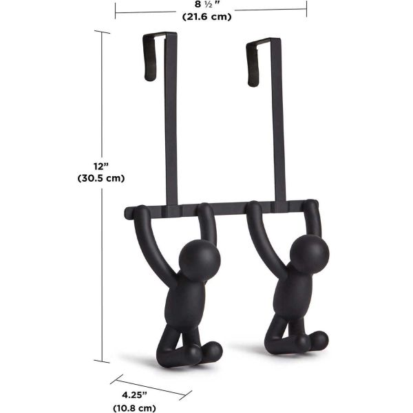 Patère double de porte Buddy - UMB-0326