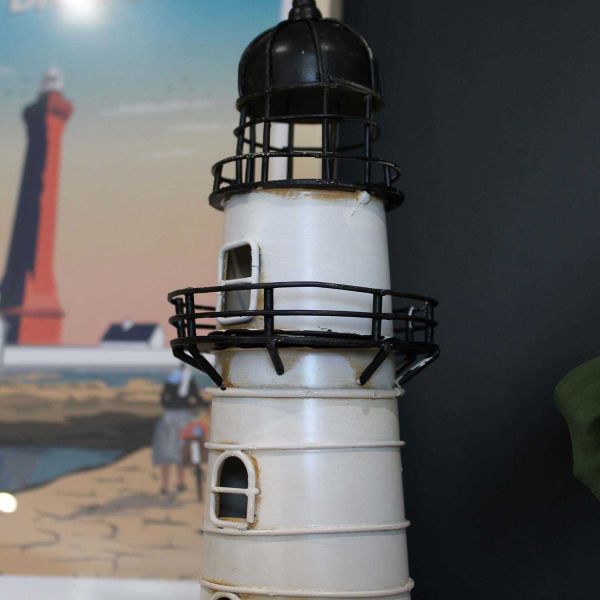 Phare en métal à led 32 cm - 7