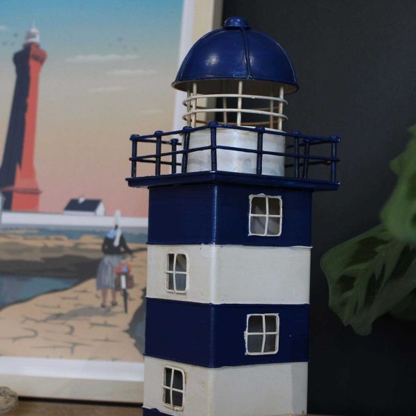 Phare en métal à led 32 cm - 6