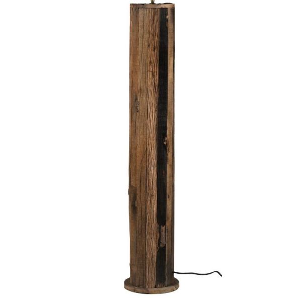 Pied de lampe en bois recyclé - 235