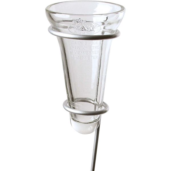 Pluviomètre gradué en verre et zinc - ESS-0208