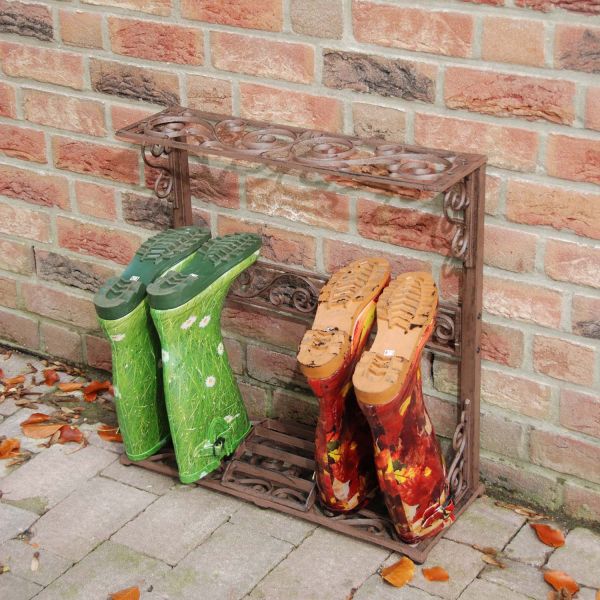 Porte bottes de jardin en fonte - 8