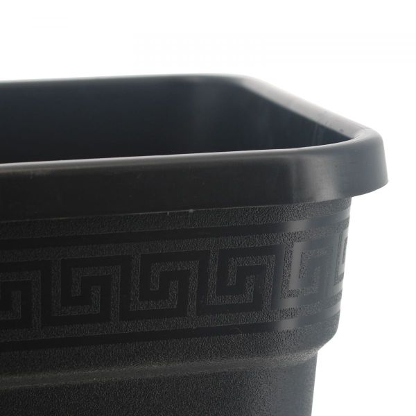 Pot de plantation carré noir 14 litres  28.5 x 28.5 x 29 cm - FTK-0502