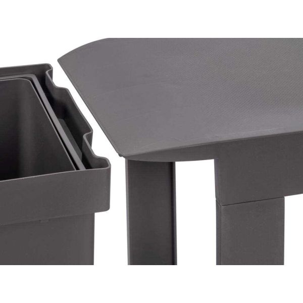 Poubelles de recyclage fixation inférieure et extraction automatique (2 bacs de 14L) - 8