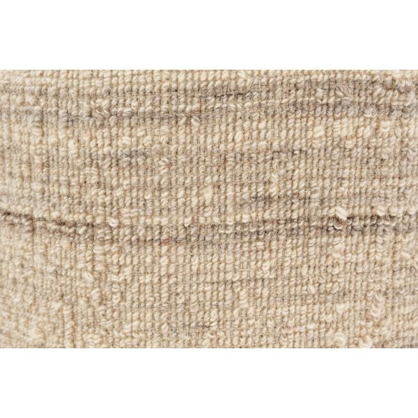 Pouf / coffre bouclette en laine - 6