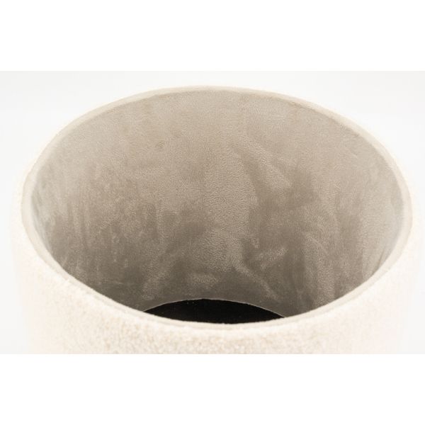 Pouf / coffre en bouclette - 54,90