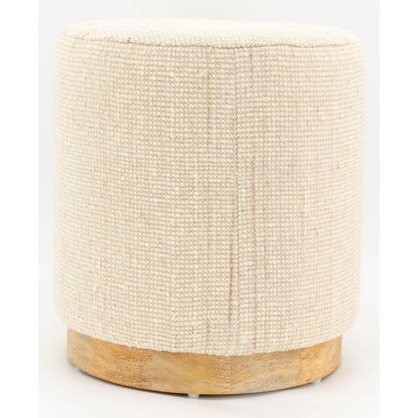 Pouf en laine pied Manguier - 6