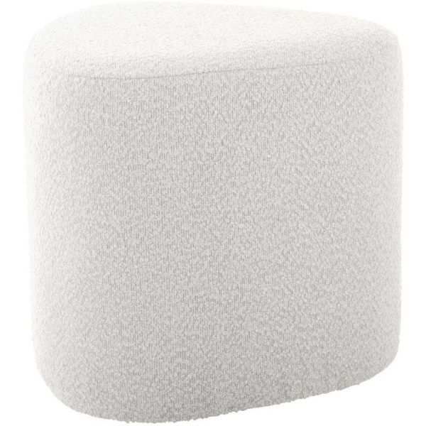 Pouf en tissu bouclette Ada Organic