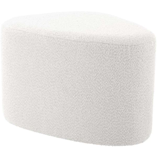 Pouf en tissu bouclette Ada Organic Large - PRE-1596