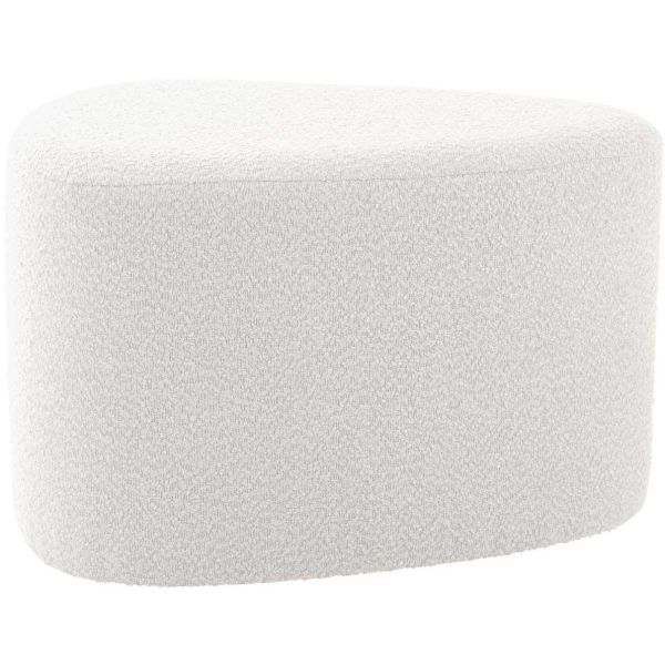 Pouf en tissu bouclette Ada Organic Large